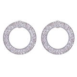 クリア | ピアス サージカルステンレス ジュエルラウンドフレーム | ピアス専門店HOMESLICEPRODUCTIONS