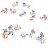 ピアス サージカルステンレス ムーン＆スター | ピアス専門店HOMESLICEPRODUCTIONS | 詳細画像1 