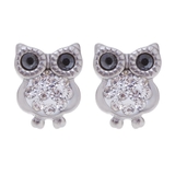 クリスタル | ピアス サージカルステンレス ジュエルアウル 1ペア   レディース 両耳用 | ピアス専門店HOMESLICEPRODUCTIONS