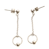 シルバー | ピアス サージカルステンレス シンプルフープボール | ピアス専門店HOMESLICEPRODUCTIONS