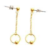 ゴールド | ピアス サージカルステンレス シンプルフープボール | ピアス専門店HOMESLICEPRODUCTIONS