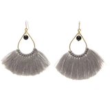 ピンク | ピアス サージカルステンレス ビーズ＆フリンジ 1ペア レディース 両耳用 | ピアス専門店HOMESLICEPRODUCTIONS