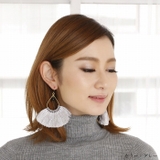 ピアス サージカルステンレス ビーズ＆フリンジ 1ペア レディース 両耳用 | ピアス専門店HOMESLICEPRODUCTIONS | 詳細画像8 