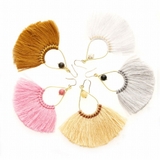 ピアス サージカルステンレス ビーズ＆フリンジ 1ペア レディース 両耳用 | ピアス専門店HOMESLICEPRODUCTIONS | 詳細画像1 