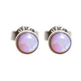 バイオレット | ピアス サージカルステンレス 4mmオパール 1ペア レディース 両耳用 | ピアス専門店HOMESLICEPRODUCTIONS