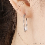 ピアス サージカルステンレス パールオンフープ 1ペア レディース 両耳用 | ピアス専門店HOMESLICEPRODUCTIONS | 詳細画像5 