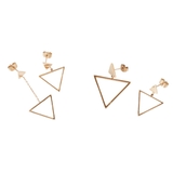ピアス サージカルステンレス トライアングル 1ペア レディース 両耳用 | ピアス専門店HOMESLICEPRODUCTIONS | 詳細画像1
