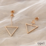 ピアス サージカルステンレス トライアングル 1ペア レディース 両耳用 | ピアス専門店HOMESLICEPRODUCTIONS | 詳細画像6