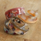 ピアス サージカルステンレス マーブルバイカラー | ピアス専門店HOMESLICEPRODUCTIONS | 詳細画像3 