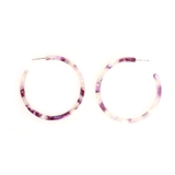 パープルマーブル | ピアス サージカルステンレス マーブルカラー | ピアス専門店HOMESLICEPRODUCTIONS