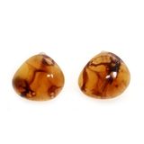 イエローブラウン | ピアス サージカルステンレス ストーンモチーフ 1ペア レディース 両耳用 | ピアス専門店HOMESLICEPRODUCTIONS