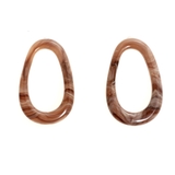 ライトブラウン | ピアス サージカルステンレス グラフィック | ピアス専門店HOMESLICEPRODUCTIONS