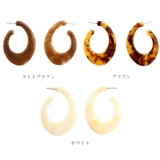 ピアス サージカルステンレス カッティングオーバル 1ペア レディース 両耳用 | ピアス専門店HOMESLICEPRODUCTIONS | 詳細画像2 