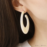 ピアス サージカルステンレス カッティングオーバル 1ペア レディース 両耳用 | ピアス専門店HOMESLICEPRODUCTIONS | 詳細画像5 