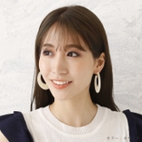 ピアス サージカルステンレス カッティングオーバル 1ペア レディース 両耳用 | ピアス専門店HOMESLICEPRODUCTIONS | 詳細画像10 