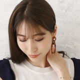 ピアス サージカルステンレス ラウンド×ダブルチェーンフレーム | ピアス専門店HOMESLICEPRODUCTIONS | 詳細画像10 