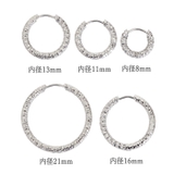 ピアス サージカルステンレス デザインフープ 1ペア レディース 両耳用 | ピアス専門店HOMESLICEPRODUCTIONS | 詳細画像2 