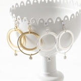 ピアス サージカルステンレス ダブルサークルフレーム＆ジュエル | ピアス専門店HOMESLICEPRODUCTIONS | 詳細画像7 