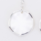 ピアス サージカルステンレス ウェーブスティック×ラウンドプレート＆フレーム | ピアス専門店HOMESLICEPRODUCTIONS | 詳細画像3 