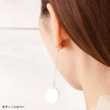 ピアス サージカルステンレス ウェーブスティック×ラウンドプレート＆フレーム | ピアス専門店HOMESLICEPRODUCTIONS | 詳細画像5 