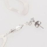 ピアス サージカルステンレス 変形サークルフレーム＆ジュエル | ピアス専門店HOMESLICEPRODUCTIONS | 詳細画像6 