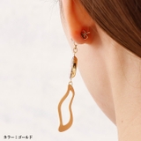 ピアス サージカルステンレス 変形サークルフレーム＆ジュエル | ピアス専門店HOMESLICEPRODUCTIONS | 詳細画像5 