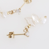 ピアス サージカルステンレス ジュエル＆淡水パール 1ペア レディース 両耳用 | ピアス専門店HOMESLICEPRODUCTIONS | 詳細画像2 