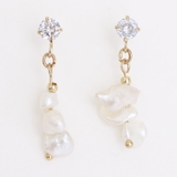 ピアス サージカルステンレス ジュエル＆淡水パール 1ペア レディース 両耳用 | ピアス専門店HOMESLICEPRODUCTIONS | 詳細画像6 