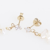 ピアス サージカルステンレス ジュエル＆淡水パール 1ペア レディース 両耳用 | ピアス専門店HOMESLICEPRODUCTIONS | 詳細画像7 