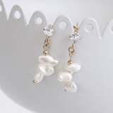 ピアス サージカルステンレス ジュエル＆淡水パール 1ペア レディース 両耳用 | ピアス専門店HOMESLICEPRODUCTIONS | 詳細画像3 