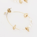 ピアス サージカルステンレス 淡水パール×ティアドロップフープ | ピアス専門店HOMESLICEPRODUCTIONS | 詳細画像7 