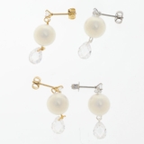 ピアス サージカルステンレス パール＆ティアドロップジュエル | ピアス専門店HOMESLICEPRODUCTIONS | 詳細画像3 