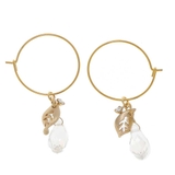 クリスタル | ピアス サージカルステンレス ジュエル＆リーフ | ピアス専門店HOMESLICEPRODUCTIONS