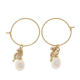 パール | ピアス サージカルステンレス ジュエル＆リーフ | ピアス専門店HOMESLICEPRODUCTIONS