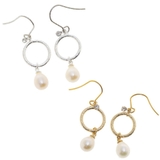 ピアス サージカルステンレス ラウンドフレーム&淡水パール | ピアス専門店HOMESLICEPRODUCTIONS | 詳細画像1 