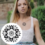 タトゥーシール アジアンフラワー | ピアス専門店HOMESLICEPRODUCTIONS | 詳細画像1