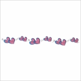 タトゥーシール ハートライン | ピアス専門店HOMESLICEPRODUCTIONS | 詳細画像2