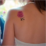 タトゥーシールレッドローズミックス バラ薔薇ばら | ピアス専門店HOMESLICEPRODUCTIONS | 詳細画像3