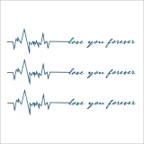 タトゥーシール 2枚セット 心電図 | ピアス専門店HOMESLICEPRODUCTIONS | 詳細画像2