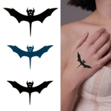 タトゥーシール 2枚セット ドラキュラバットこうもりコウモリ動物アニマル | ピアス専門店HOMESLICEPRODUCTIONS | 詳細画像1