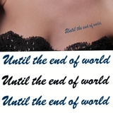 タトゥーシール 2枚セット until | ピアス専門店HOMESLICEPRODUCTIONS | 詳細画像1