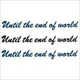 タトゥーシール 2枚セット until | ピアス専門店HOMESLICEPRODUCTIONS | 詳細画像2