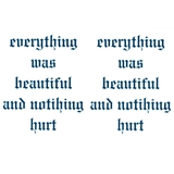 タトゥーシール 2枚セット everything | ピアス専門店HOMESLICEPRODUCTIONS | 詳細画像2