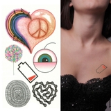 タトゥーシール バラエティハート&ボムアイ【タトゥーシール TATTOO | ピアス専門店HOMESLICEPRODUCTIONS | 詳細画像1