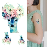 タトゥーシール 2枚セット deer | ピアス専門店HOMESLICEPRODUCTIONS | 詳細画像1