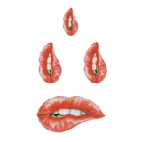 タトゥーシール 2枚セットリアルリップ唇キスマーク | ピアス専門店HOMESLICEPRODUCTIONS | 詳細画像2
