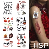 タトゥーシール ハロウィン 全6種 | ピアス専門店HOMESLICEPRODUCTIONS | 詳細画像1
