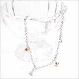 316Lサージカルステンレス フット＆ボールチャーム アンクレット | ピアス専門店HOMESLICEPRODUCTIONS | 詳細画像3 