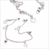 316Lサージカルステンレス スター＆ボールチャーム アンクレット | ピアス専門店HOMESLICEPRODUCTIONS | 詳細画像2 