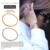 ブレスレット≪SKINNY BOXCURBED CHAIN | 本格派大人のB系 | 詳細画像1